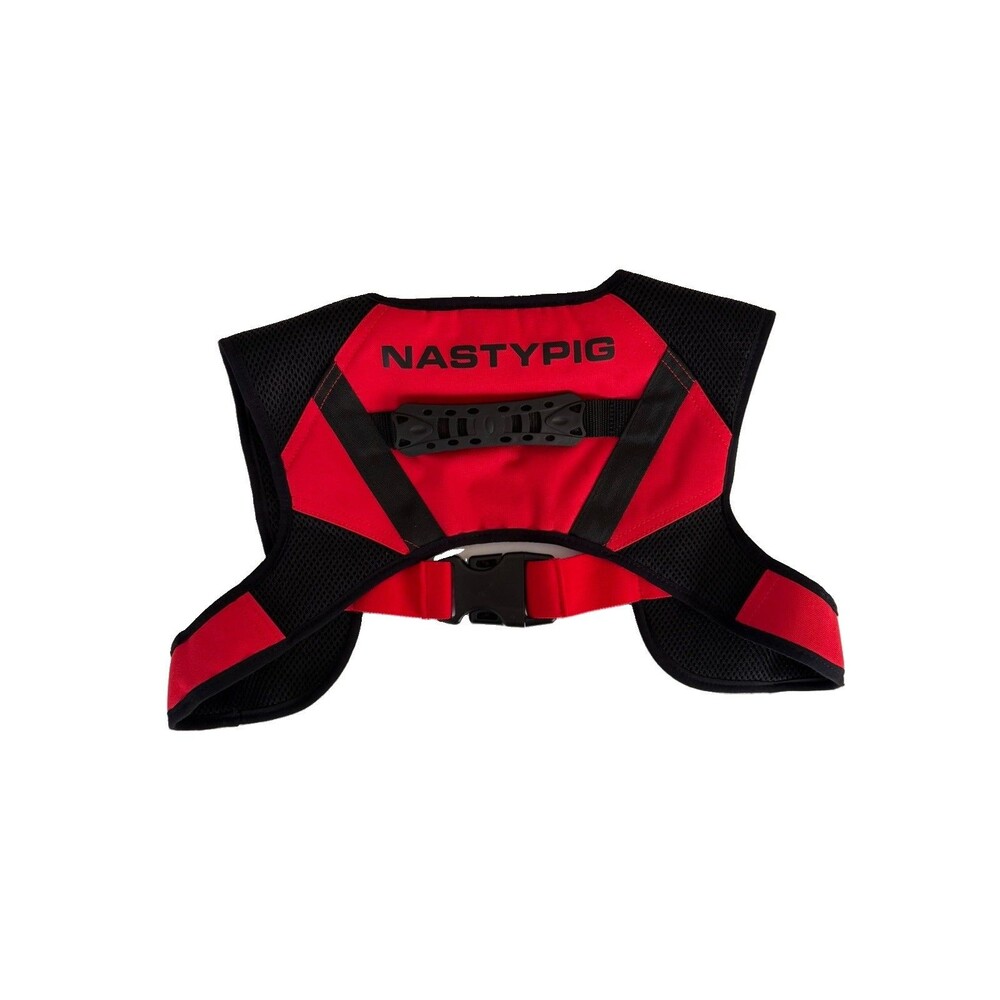 Nasty Pig “Backup” Harness In Red/Black Size Small NWT
